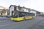 MAN Niederflurbus 3. Generation (Lion's City) von Postbus (BD-13354) als Linie 4010 in Kitzbühel, Jochberger Straße. Aufgenommen 4.2.2021.
