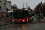 HLB Bus/MTV MAN Lions City Midibus am 28.12.21 in Hofheim Bahnhof