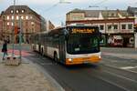 DB Regio Bus Mainz MAN Lions City G Wagen 312 am 31.12.21 in Mainz Innenstadt