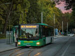 Graz. Am Abend des 07.10.2020 konnte ich einen MAN Lion's City von Grünerbus als SE1 beim Hilmteich ablichten.