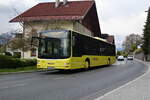 Die  Dörferlinie  501-503 Innsbruck-Absam/Hall wird im Gemeinschaftsverkehr von Ledermair und Innbus Regionalverkehr/Innsbrucker Verkehrsbetriebe gefahren, hier MAN Lion's City von Innbus Regionalverkehr (Bus Nr. 209) als Linie 501 in Innsbruck, Arzler Straße. Aufgenommen 19.4.2022.