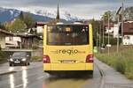 MAN Lion's City von Innbus Regionalverkehr/Innsbrucker Verkehrsbetriebe (Bus Nr. 202) als Linie 501 in Thaur, Dörferstraße. Aufgenommen 25.4.2022.
