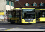 STI - MAN Lion`s City Nr.400 unterwegs vor dem SBB Bahnhof Thun am 14.05.2022