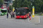 MAN Lion's City von Regionalverkehr Alb-Bodensee (UL-A 9240) als Linie 7394/Städteschnellbus nach Konstanz am Stadtbahnhof Friedrichshafen. Aufgenommen 28.6.2022.