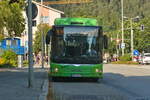 MAN Lion's City als Ortsbus Garmisch-Partenkirchen Linie 4 (Bus 1  Kathl , GAP-GW 75) in Garmisch-Partenkirchen, Haltestelle Rathaus.