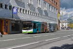 MAN Lion's City von Albus (Bus L1771, S-467SP) als Linie 25 an der Haltestelle Salzburg Kiesel. Aufgenommen 21.9.2022.