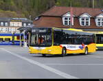 Grindelwald Bus - MAN Lion`s City  BE  256085 in Interlaken als Bahnersatz für die BOB auf den Linien Interlaken - Grindelwald / Interlaken - Lauterbrunnen am 22.04.2023