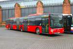 DB Regiobus Mitte MAN Lions City G am 09.12.23 in Wiesbaden Hbf 