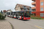 Stadtbus Winterthur Nr. 371 (MAN A40 Lion's City GL) am 18.9.23 beim Bhf. Pfungen