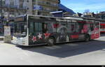 Postauto - Ortsbus Brig/Glis - MAN Lion`s City  VS  449118 vor dem Bhf. Brig am 04.03.2025
