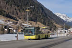 MAN Lion's City von Paznauntaler (LA-546DV) als Skibus Linie 12 nahe der Hst. Ischgl Weiler Paznaun. Aufgenommen 2.3.2025.