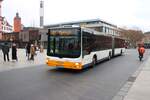 Mainzer Mobilität MAN Lions City Wagen 754 am 31.12.25 am Höfchen in der Innenstadt