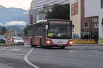 MAN Niederflurbus Lion's City (KU-917BM) als ÖBB-Schienenersatzverkehr in Innsbruck, Anton-Melzer-Straße/Graßmayrkreuzung.