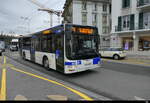tl - MAN Lion`s City Nr.407  VD 1542 unterwegs auf der Linie 33 in Renens am 24.01.2026
