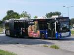 MAN Lion's City der Rostocker Stra�enbahn AG in Rostock am 03.08.2024