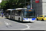 tl - MAN Lion`s City  Nr.662 unterwegs auf der Linie 21 in Lausanne am 18.07.2026