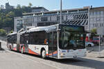 MAN Lions City 128, auf der Linie 6, f�hrt am 29.09.2025 zur Haltestelle beim Bahnhof Baden.