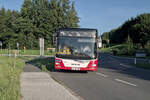 MAN Lion's City von Albus (Bus L1729, S-827WK) als Schienenersatzverkehr f�r die Salzburger Lokalbahn in Acharting, einem Ortsteil der Gemeinde Anthering.