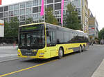 MAN Lions City 149, auf der Linie 3, verl�sst am 09.10.2013 die Haltestelle beim Bahnhof Thun.