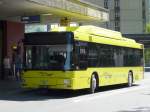 Lichtenstein Bus  -MAN Lion`s City  FL 28525 bei der Haltestelle neben dem Bahnhof von Sargans am 