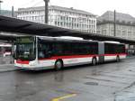 VBSG - MAN Lion`s City Bus Nr.278  SG 198278  bei den Haltestellen vor dem Bahnhof St.Gallen am 21.06.2009