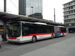 VBSG - MAN Lion`s City Bus Nr.288  SG 198288  bei den Haltestellen vor dem Bahnhof St.Gallen am 21.06.2009