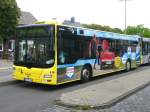 Wagen 116, ein MAN Lions City, der Stadtbus Goslar GmbH am ZOB in Goslar.