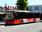 Stadtbus Radolfzell - MAN Lion`s City  KN:SB 215 bei den Bushaltestellen neben dem Bahnhof in Radolfzell am 31.08.2009