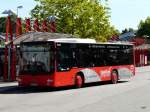 Stadtbus Radolfzell - MAN Lion`s City  KN:SW 561 bei den Bushaltestellen neben dem Bahnhof in Radolfzell am 31.08.2009