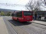 Ein DB Rhein Neckar Bus MAN Lions City am 03.04.11 in Heidelberg Hbf 