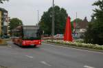 MAN Lions City (BI-NV 2112) der Busverkehr Ostwestfalen GmbH in Herford am Berger Tor, Fahrtrichtung Tierpark auf der Linie  S5 .
