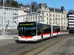 VBSG - MAN Lion`s City Nr.295  SG 198295 unterwegs auf der Linie 11 in St.Gallen am 01.03.2012