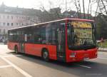 Busverkehr Rheinland GmbH MAN Lion's City in Richtung Neuss Landestheater.
