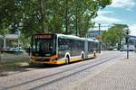 Neuer HEAG Mobilo MAN Lions City G Wagen 412 am 04.07.20 in Darmstadt Hbf 