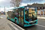 ICB MAN Lions City Wagen 550 am 24.01.21 in Bad Vilbel Bahnhof als Linie 30