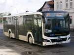 MAN Lion's City EfficientHybrid von Flaegel Reisen aus Deutschland in Neubrandenburg am 10.10.2020