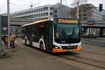 Mainzer Mobilität MAN Lions City Wagen 836 am 12.02.24 in Mainz Hauptbahnhof