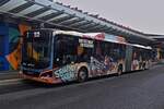 VS 8728, MAN Lions City, vom Tice, stand am Bahnhof in Esch Alzette. 02.25

