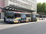Ein Bus nach Burgen (Busgesselschaft unbekannt) am Busbahnhahof in Koblenz.