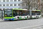 Mercedes-Benz Citaro C2 Capacity L von Regiobus Potsdam-Mittelmark /PlusBus. Unterwegs auf der Linie X1 in Teltow-Stadt am 14.03.2023.