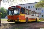 Hennickendorf, alte Kaserne. Ein ehemaliger Mercedes-Benz O305 der DVG Duisburg. mit ehemaligem Kennzeichen DU-DV 472.