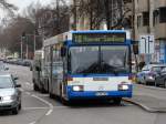 Ein SWH (Stadtwerke Heilbronn) Mercedes Benz O405 (Wagen 25) am 04.12.14 in Heilbronn Hbf auf der Linie 12 