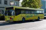 Mercedes O405 Bus von Stoiber Reisen gesehen in Mühldorf vorm Bahnhof 03.05.2017