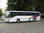 Omnibus MB O 408 der Transportgesellschaft mbH Lewitz am ZOB, von der DB AG zum SEV eingesetzt, wegen Bauarbeiten auf dem Streckenabschnitt Grevesmühlen - Bad Kleinen, Grevesmühlen 20.09.2008  