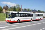 Bus Rodewisch / Bus Vogtland: Mercedes-Benz O 405 G - Gelenkbus mit einflügeliger Vordertür (V-KV 439) der Göltzschtal-Verkehr GmbH Rodewisch (GVG), aufgenommen im April 2019 am