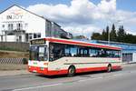 Bus Falkenstein / Bus Vogtland: Mercedes-Benz O 405 (V-KV 465) der Göltzschtal-Verkehr GmbH Rodewisch (GVG), aufgenommen im September 2019 im Stadtgebiet von Falkenstein / Vogtland.