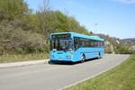 Bus Rheinland-Pfalz: Mercedes-Benz O 405 (KH-RH 412) der Rudolf Herz GmbH & Co. KG, aufgenommen im April 2021 im Stadtgebiet von Lauterecken, einer Stadt im rheinland-pfälzischen Landkreis Kusel.