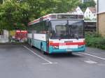 Seine mittlerweile doch etwas betagten MB O407 setzt der BRN immer noch in Massen ein. Hier steht Wagen Nummer 781 in Neustadt an der Weinstrae am HBF, 07.07.07.