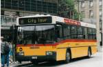 Aus dem Archiv: PTT Regie P 25'396 Mercedes/R&J O 405 am 3. August 1998 Bern, Bahnhof