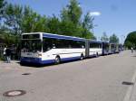 Im SEV (Karlsruhe-Wörth) Einsatz , dieser 0 405G am Busbahnhof in Karlsruhe am 6.Juni 2013.